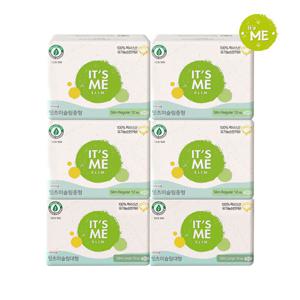 [잇츠미]잇츠미 NEW 슬림 유기농 순면커버 생리대 중형 12P x4개