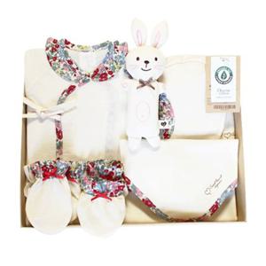 [스윗하트]오가닉 메이플라워 신생아 선물세트(여름 출산선물6종세트)