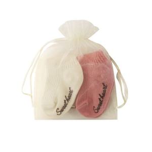 [스윗하트]스윗하트오가닉 베이비 핑크 반타이즈겸용 커버양말 2종 선물세트