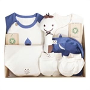 [스윗하트]스윗하트 오가닉 프리미엄 딥블루 신생아 선물세트(출산선물7종세트)