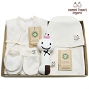[스윗하트]오가닉 내츄럴꽃잎 신생아 선물세트