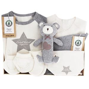 [스윗하트]스윗하트 오가닉 프리미엄  스타 신생아 선물세트(출산선물7종세트)