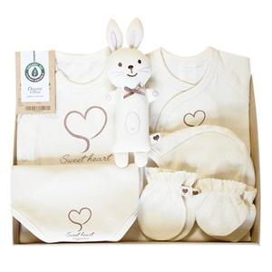 [스윗하트]오가닉 프리미엄 하트 신생아선물세트(여름7종)