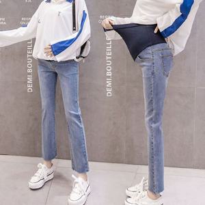 [마미누리]임부복 소프트워싱진 외출 임산부 데님 청바지 팬츠