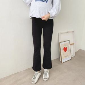 [마미누리]임부복 나팔쭈리면레깅스 부츠컷 바지 팬츠 임신복