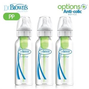 [닥터브라운]닥터브라운 내로우넥 옵션스플러스 PP젖병 250ml(3P)