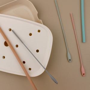 [하이비]100 국내제조 하이비 다용도 실리콘 빨대세척솔 3개(색상혼합) 텀블러솔 주방솔