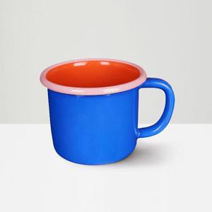 [본에나멜]본에나멜 컬러라마 머그 9cm 300ml 블루(코랄)