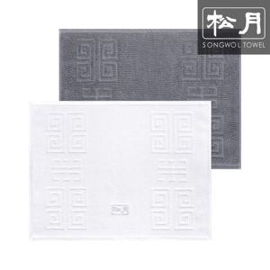 [송월타올]코튼100 격자 발매트 1매