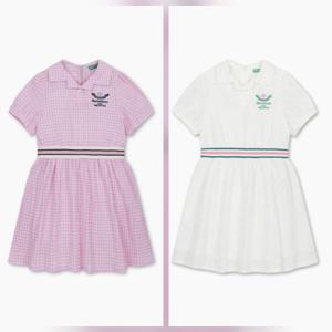 [베네통키즈]러블리 카라 원피스 QAOP13531