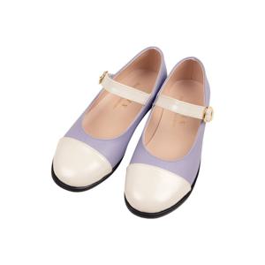 [빈]여아 바이올렛 배색 구두BY12AF02VI