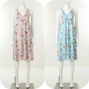 [비너스][VFS5024S-SB SP] 플라워패턴이 돋보이는 몰드컵이 내장되어 브래지어를 착용하지않는 풀슬립 2P