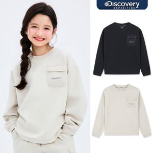 디스커버리키즈 키즈 우븐포켓 맨투맨 DKTR24061