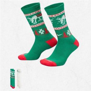 나이키 에브리데이 플러스 쿠션 윈터 원더랜드 크루 삭스(2켤레) HV6939-901 2531451