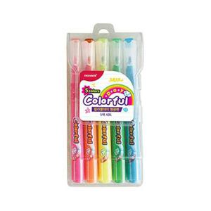 칼라풀데이 형광펜세트 형광펜 5색 모나미