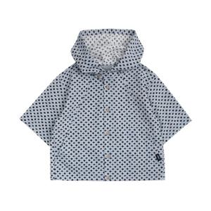 [빈]민트 패턴 프린트 후드  반팔셔츠BY23BL02MT