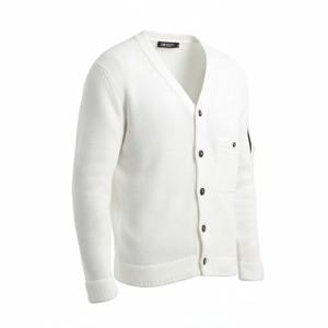 CP COMPANY CHENILLE COTTON KNIT CARDIGAN (17CMKN039A 005558G 103) (셔닐 니트 가디건)