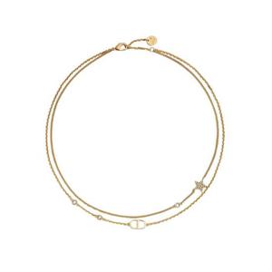 디올 Petit CD 더블 목걸이 N1155PMTCY_D301