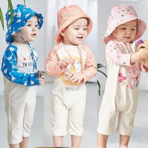 유아래쉬가드슈트 디노 라이온 래빗 아동 204616 래쉬가드(90-130)