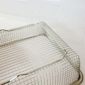 사각바구니 중B 주방용품 스텐소쿠리 식당바구니