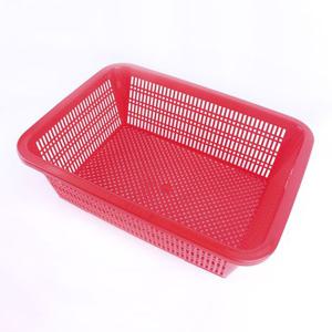 슈마켓 대원산업 깊은 사각 소쿠리 1호 (특) 레드 채반