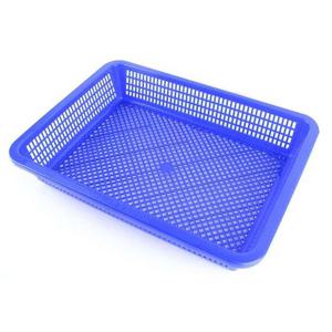 슈마켓 대원산업 낮은 사각 소쿠리 3호 (특) 블루 채반