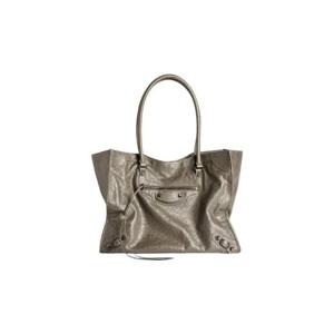 발렌시아가 르 시티 토트백 미디움 아미 그린 8518182ABEK3258