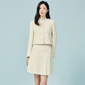 [제이제이 지고트]메탈사 믹스 크롭 트위드 재킷 GP3M0JK921