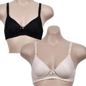 여름브라 (쏘로사떼)인견 꽃자수 노와이어 A컵 몰드브라