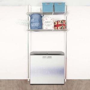 기둥접이식 폭조절 선반2단 1p 김치냉장고 세탁기