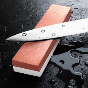 숫돌 양면 칼갈이 숯돌 받침대 칼연마 LUAZ-H01