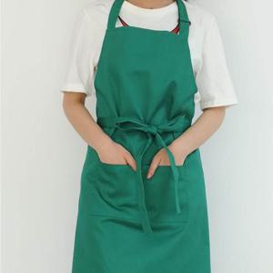 목걸이형 공방 어께 앞치마 카페앞치마 그린앞치마