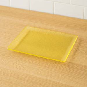 샴페인 골드 쟁반 중형 31.7x25cm 투명펄 트레이 인테리어 식탁받침 주방소품