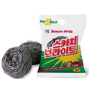 3M 스카치 브라이트 강철 수세미 1p 주방수세미 철수세미 스텐수세미 부억수세미 강철수세미