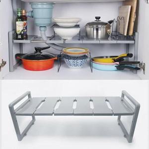 주방선반 하부장 싱크인 폭조절 선반 1200