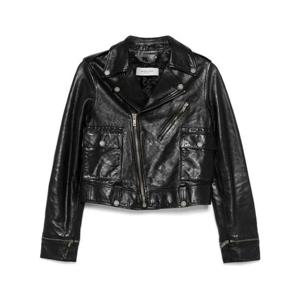 골든구스 가죽 자켓 GWP02137P001195 90100 BLACK