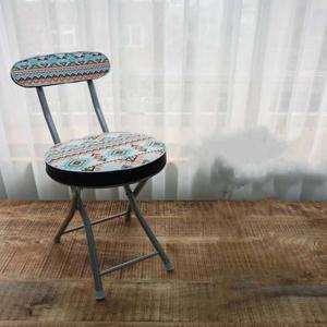 원형 접이식 인디언 등받이의자 철재 W