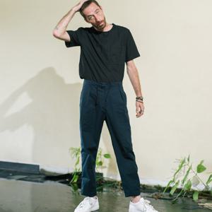 닥터퍼니스트 면 스트레치 컴포트 팬츠 네이비 FJBMBP58A