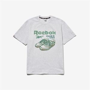 리복 클럽C 40주년 티셔츠 - 그레이 RETS5ER69G1 385211