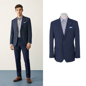 [TG패션]베이직핏 시어서커 네이비 자켓 B242JKJE157