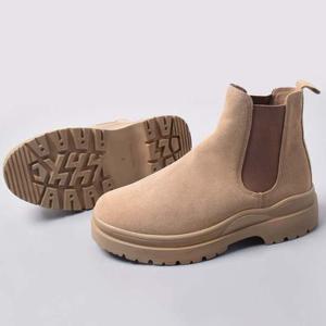 남자첼시부츠코디 고급 남성 스웨이드 첼시 부츠 발목 구두 슈즈 신발