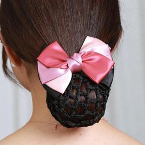 머리그물망 세겹리본 머리망 그물망 똥머리망 간호사 승무원 면접