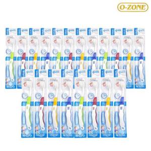 초등학생칫솔 오죤 주니어 초등학생 아동 부드러운 미세모 칫 20개