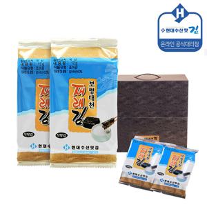 현대수산맛김 보령 대천김 재래김 식탁김 12봉/조미김/구운김