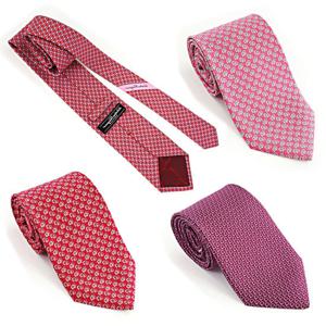 [Salvatore Ferragamo] 로고 프린팅 넥타이