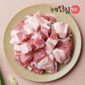 [농협안심한돈] 국내산 냉장 오겹살 찌개용 500g