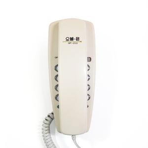 오빌 벽걸이겸용 유선전화기 OP-203 화이트