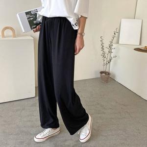 [옷자락]여자 SS 비스코스 코지 고무줄 넓은 통 바지