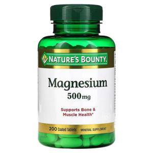 해외직구 Natures Bounty 네이처스바운티 마그네슘 500mg 200정 Magnesium