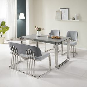 로드퍼니처/하프 4인용 세라믹 식탁세트/1400